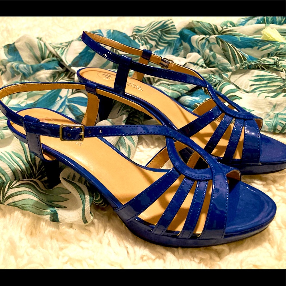 Mootsies Tootsies Blue Heels